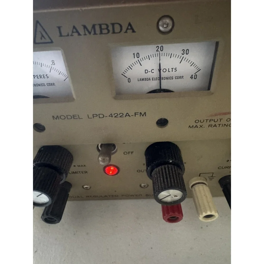 Vintage‎ Working LAMBDA Electronics LPD-422A-FM Dual Regulated Power Supply